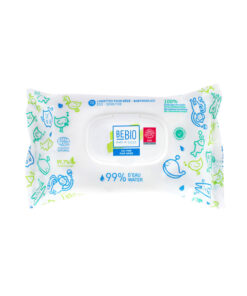 Lingettes écologiques pour bébé - légèrement parfumées - Actifs bio - 8X72 lingettes