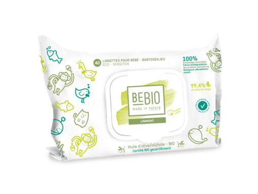 Lingettes BIO et écologiques pour bébé - à l'huile d'olive - 12X40 lingettes